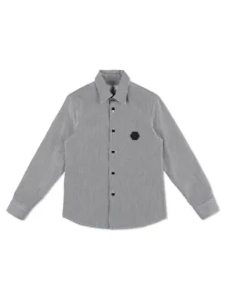 PHILIPP PLEIN Koszula 4373 Biały Basic Fit