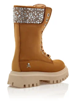 PHILIPP PLEIN Półbuty 1217 Kremowy