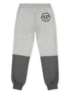PHILIPP PLEIN Spodnie dresowe 30351 Beżowy Jogger Fit
