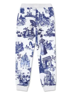PHILIPP PLEIN Spodnie dresowe 5949 Biały Jogger Fit