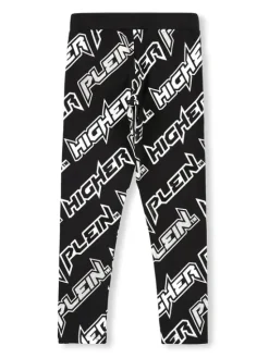 PHILIPP PLEIN Spodnie dresowe 30354 Czarny Jogger Fit