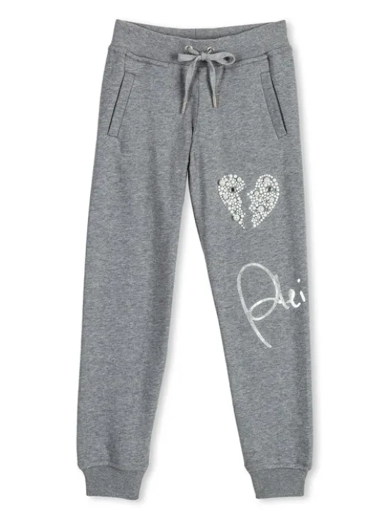 PHILIPP PLEIN Spodnie dresowe 30092 Szary Jogger Fit