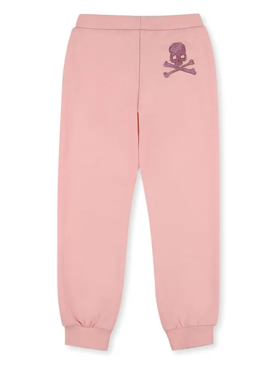 PHILIPP PLEIN Spodnie dresowe 27567 Różowy Jogger Fit