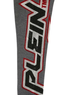 PHILIPP PLEIN Spodnie dresowe 30352 Szary Jogger Fit