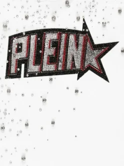 PHILIPP PLEIN Sukienka koszulowa 27723 Biały Comfortable Fit