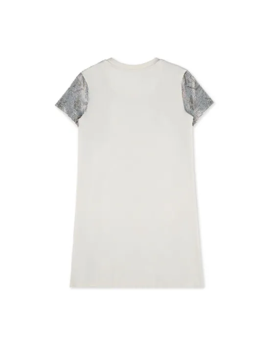PHILIPP PLEIN Sukienka koszulowa 30279 Beżowy Comfortable Fit