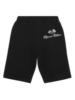 PHILIPP PLEIN Szorty sportowe 28181 Czarny Jogger Fit