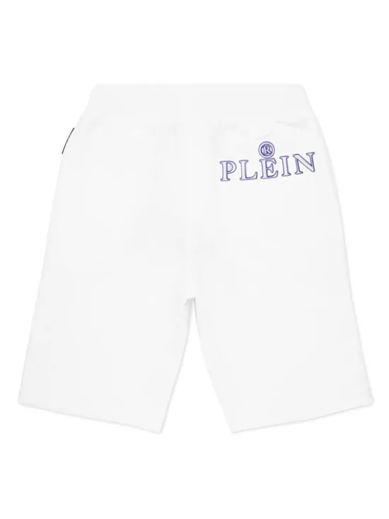 PHILIPP PLEIN Szorty sportowe 28205 Biały Jogger Fit