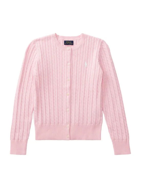 Polo Ralph Lauren Kardigan 313543047010 Różowy jasny Regular Fit