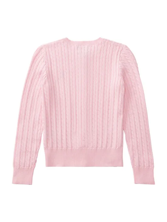 Polo Ralph Lauren Kardigan 313543047010 Różowy jasny Regular Fit