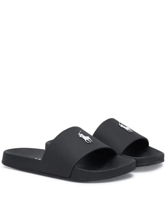 Polo Ralph Lauren Klapki RL04261001 Czarny