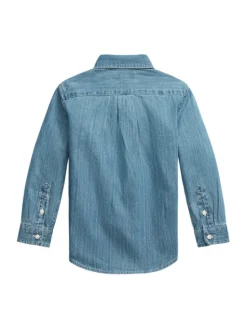 Polo Ralph Lauren Koszula jeansowa 322713843001 Niebieski Regular Fit