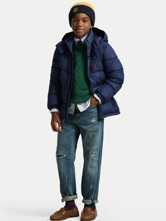 Polo Ralph Lauren Kurtka puchowa 323969861002 Granatowy Regular Fit