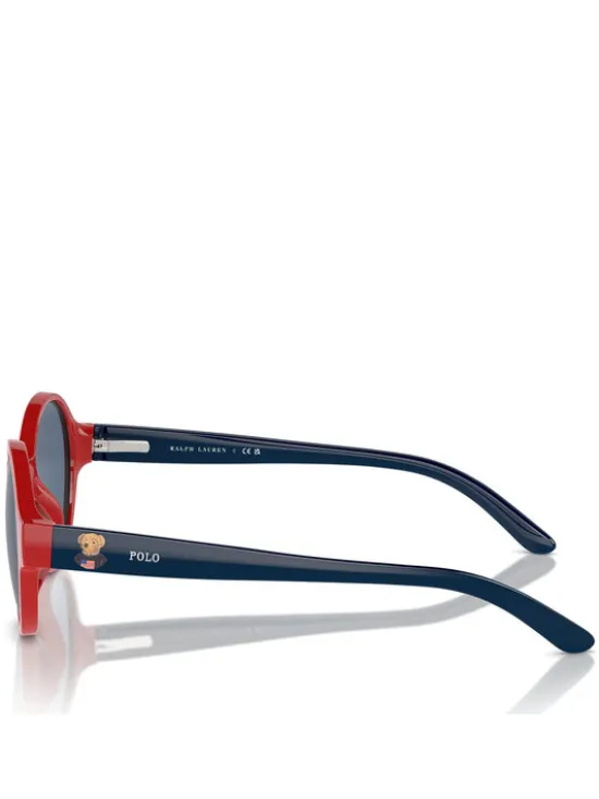 Polo Ralph Lauren Okulary przeciwsłoneczne dziecięce 0PP9508U 609180 Czerwony