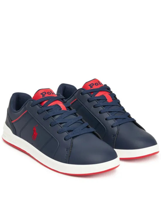 Polo Ralph Lauren Sneakersy Heritage Court IV RL03423411 Granatowy