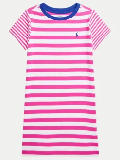 Polo Ralph Lauren Sukienka codzienna 313957122002 Różowy Regular Fit