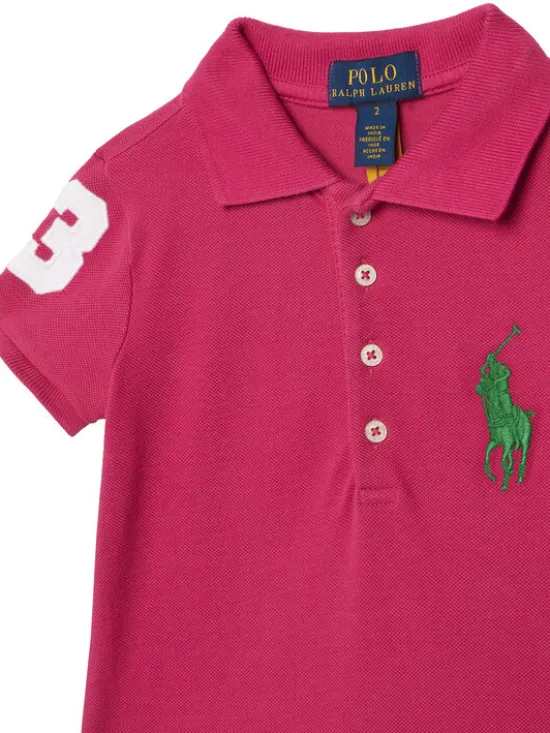 Polo Ralph Lauren Sukienka codzienna 312A95975001 Różowy Regular Fit