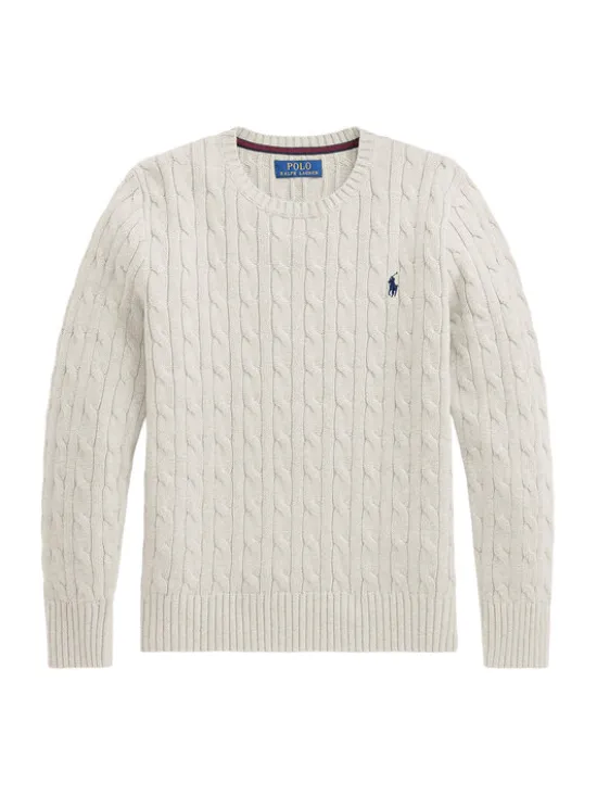 Polo Ralph Lauren Sweter 323702674024 Biały Regular Fit