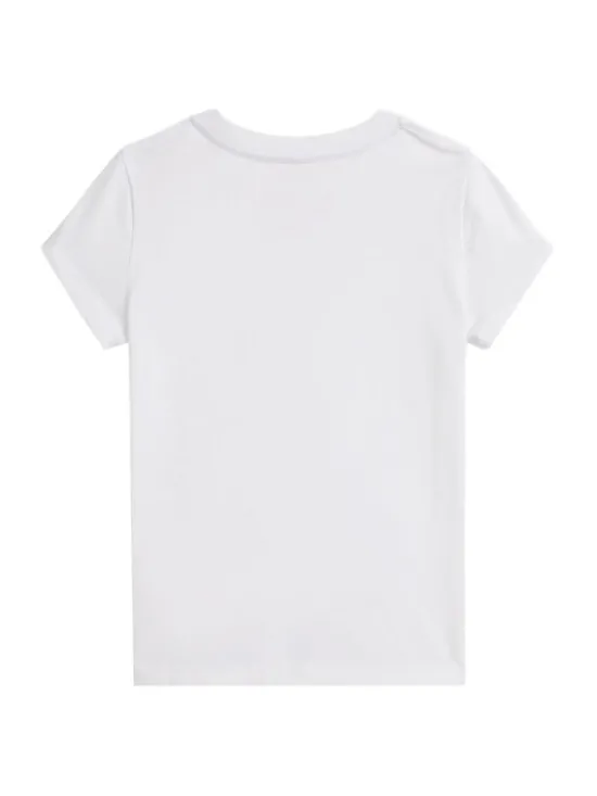 Polo Ralph Lauren T-Shirt 312A98403001 Biały Regular Fit