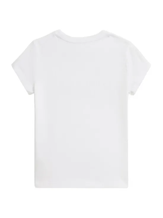 Polo Ralph Lauren T-Shirt 312A96120001 Biały Regular Fit