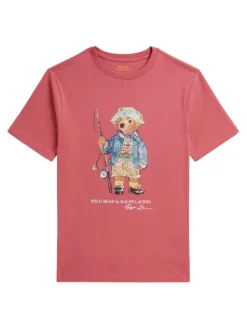 Polo Ralph Lauren T-Shirt 323B18890003 Czerwony jasny Regular Fit