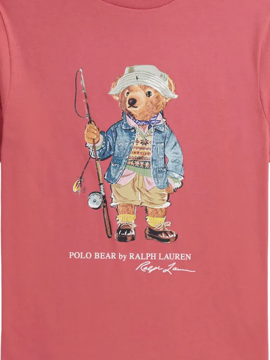 Polo Ralph Lauren T-Shirt 323B18890003 Czerwony jasny Regular Fit