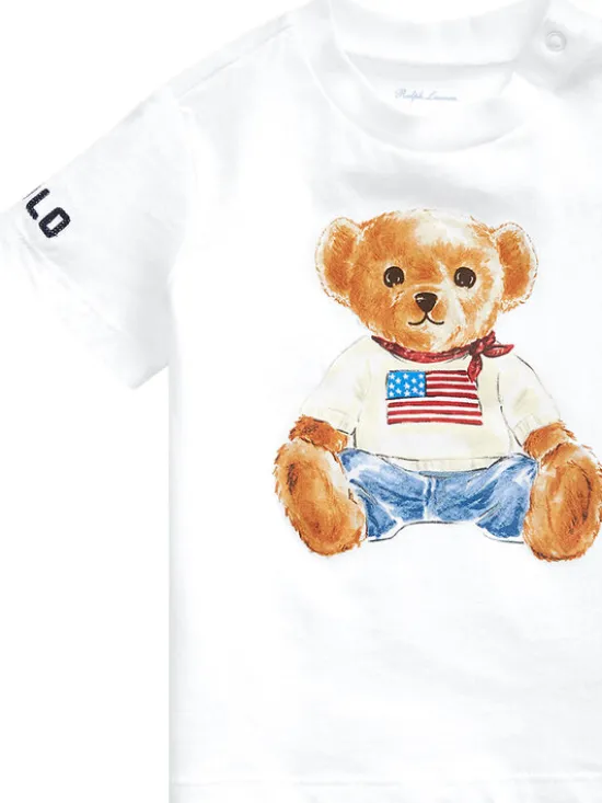Polo Ralph Lauren T-Shirt 320844731001 Biały Regular Fit