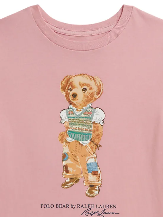 Polo Ralph Lauren T-Shirt 313B20033001 Różowy jasny Regular Fit