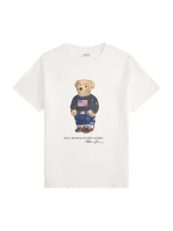 Polo Ralph Lauren T-Shirt 323P00508001 Biały Regular Fit