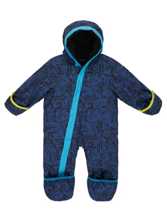 Quiksilver Kombinezon zimowy EQITS03012 Granatowy Regular Fit