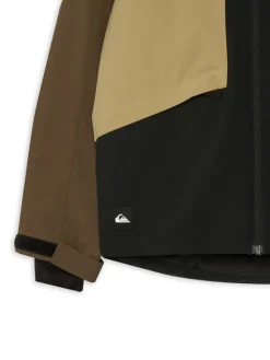 Quiksilver Kurtka narciarska Ambition EQBTJ03213 Brązowy Regular Fit