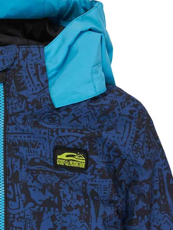 Quiksilver Kurtka narciarska Little Mission EQKTJ03026 Granatowy Regular Fit