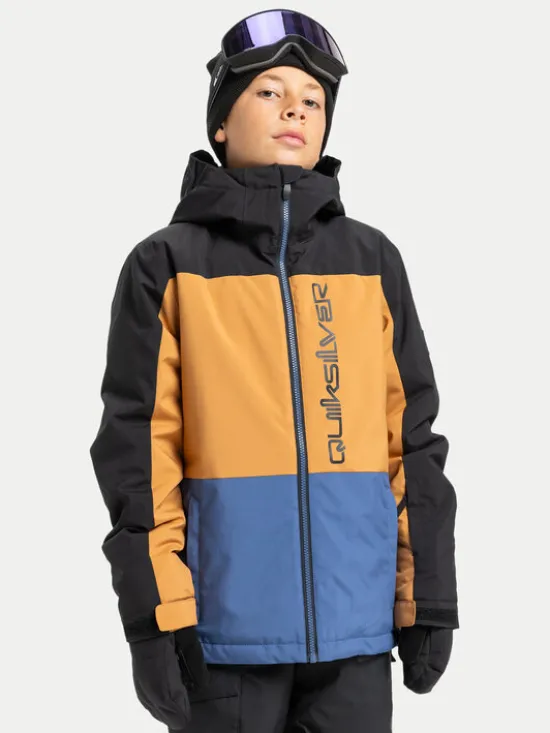 Quiksilver Kurtka snowboardowa Side Hit Block EQBTJ03218 Kolorowy Regular Fit