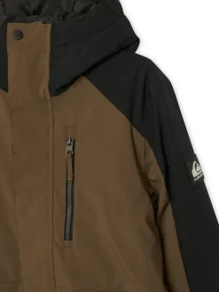Quiksilver Kurtka snowboardowa Mission EQBTJ03180 Brązowy Regular Fit