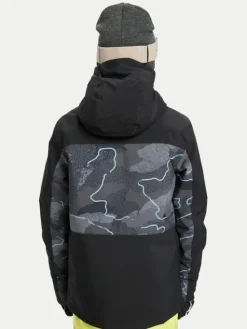 Quiksilver Kurtka snowboardowa Side Hit EQBTJ03220 Czarny Regular Fit
