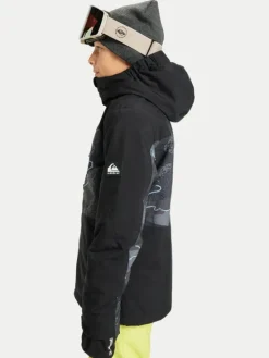 Quiksilver Kurtka snowboardowa Side Hit EQBTJ03220 Czarny Regular Fit