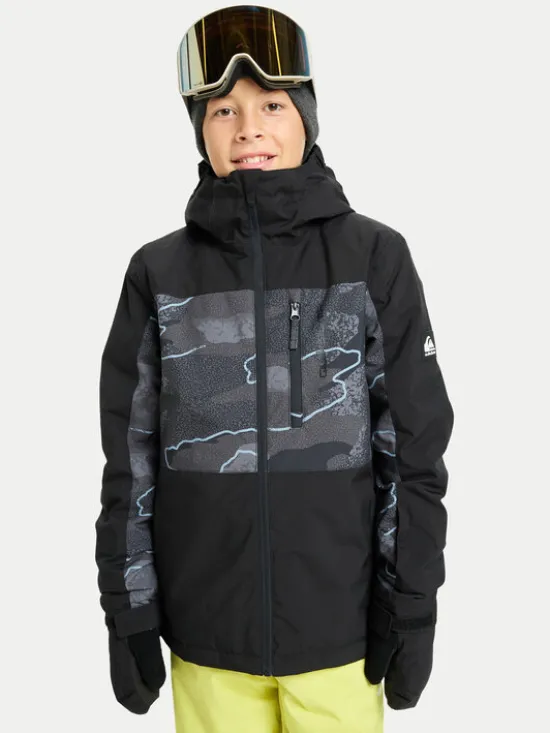 Quiksilver Kurtka snowboardowa Side Hit EQBTJ03220 Czarny Regular Fit