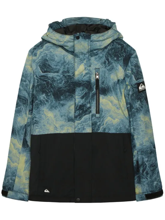 Quiksilver Kurtka snowboardowa Mission EQBTJ03196 Niebieski Regular Fit