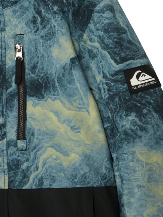 Quiksilver Kurtka snowboardowa Mission EQBTJ03196 Niebieski Regular Fit