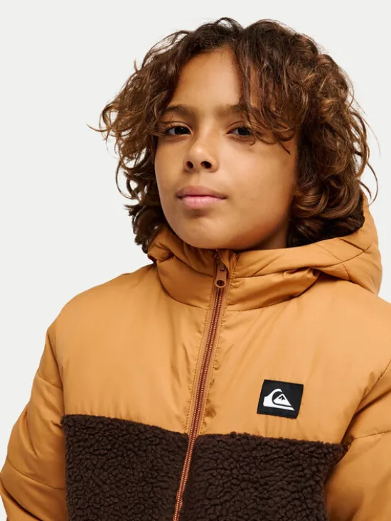 Quiksilver Kurtka zimowa Scaly Reversible EQBJK03347 Pomarańczowy Regular Fit