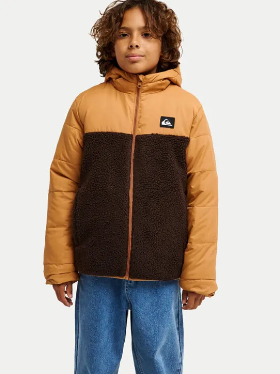 Quiksilver Kurtka zimowa Scaly Reversible EQBJK03347 Pomarańczowy Regular Fit