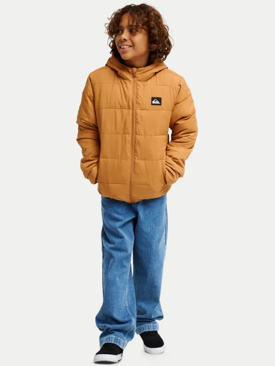 Quiksilver Kurtka zimowa Scaly Reversible EQBJK03347 Pomarańczowy Regular Fit