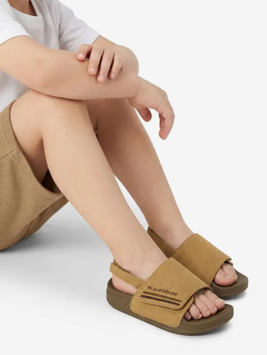 Quiksilver Sandały EO-POCHI SUEDE CQ10164TT Beżowy