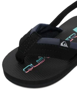 Quiksilver Sandały EO-QUILTED DUNE CQ10050TVZV Czarny