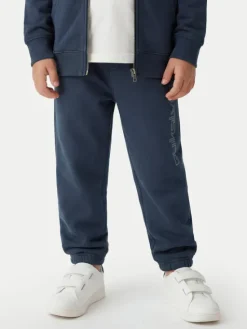 Quiksilver Spodnie dresowe Graphics EQKFB03123 Granatowy Regular Fit
