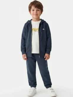 Quiksilver Spodnie dresowe Graphics EQKFB03123 Granatowy Regular Fit