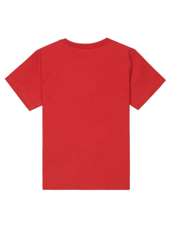 Quiksilver T-Shirt Ev Gotam Foam EQKZT03568 Czerwony Regular Fit