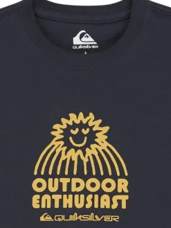 Quiksilver T-Shirt Ev Spot On EQKZT03571 Granatowy Regular Fit