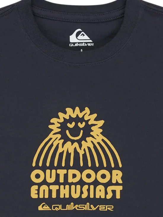 Quiksilver T-Shirt Ev Spot On EQKZT03571 Granatowy Regular Fit