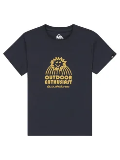 Quiksilver T-Shirt Ev Spot On EQKZT03571 Granatowy Regular Fit